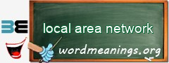 WordMeaning blackboard for local area network